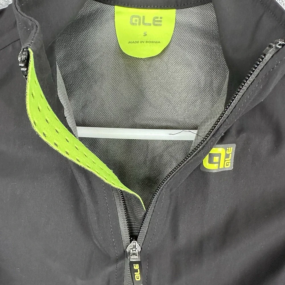 Alé Klimatik Windstopper Cycling Vest Full Zip Lightweight Black Gray S